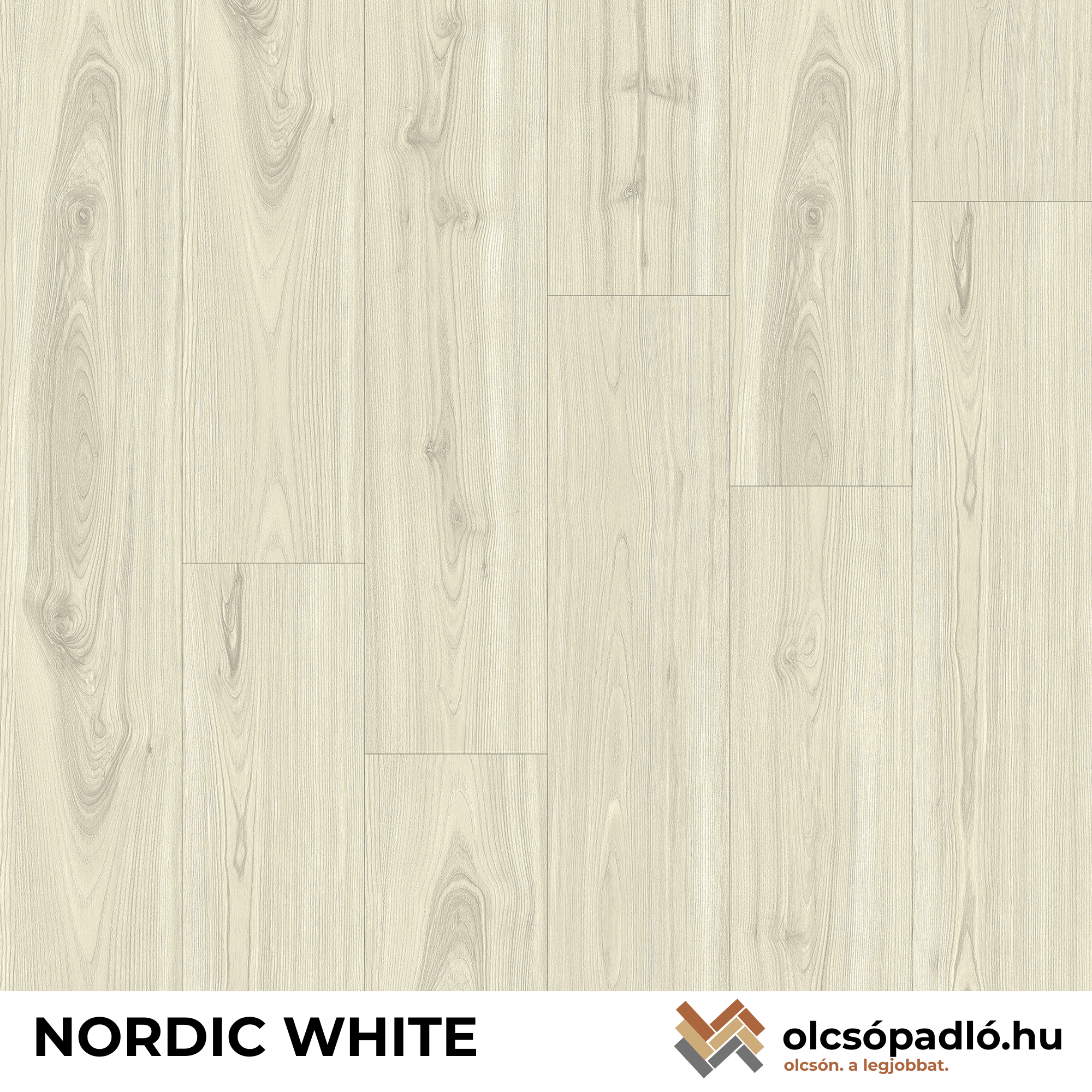 SPC padlólap NORDIC WHITE - doboz (2,245 m²)