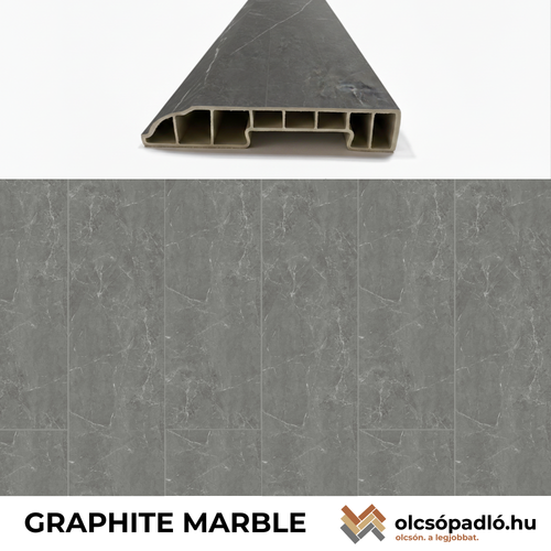 Padlószegély GRAPHITE MARBLE - 2,4 m