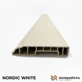 Padlószegély NORDIC WHITE - 2,4 m