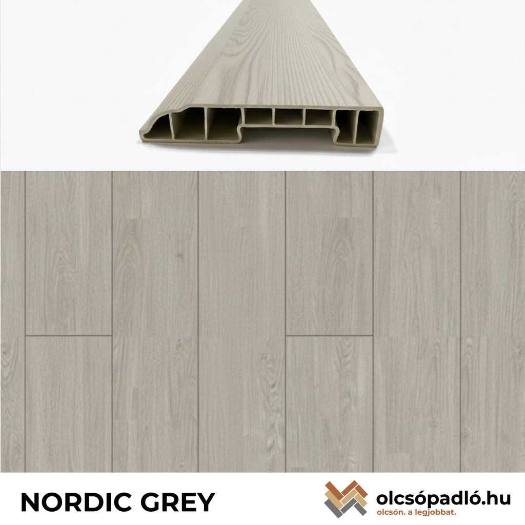 Padlószegély NORDIC GREY - 2,4 m