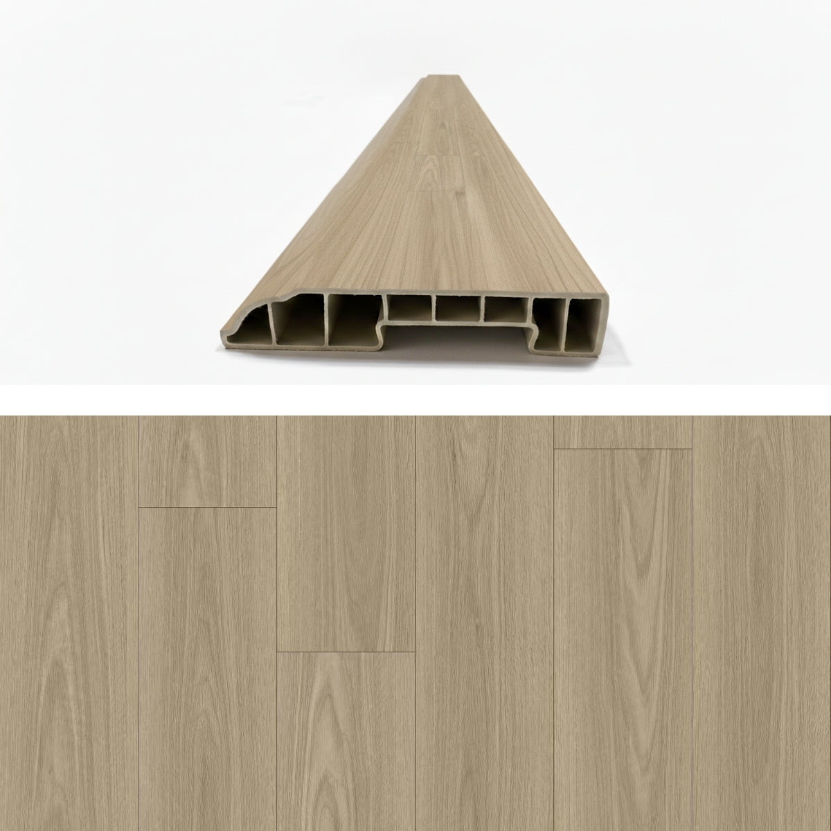 SPC Padlószegély 8 cm DESERT OAK - 2,4 m