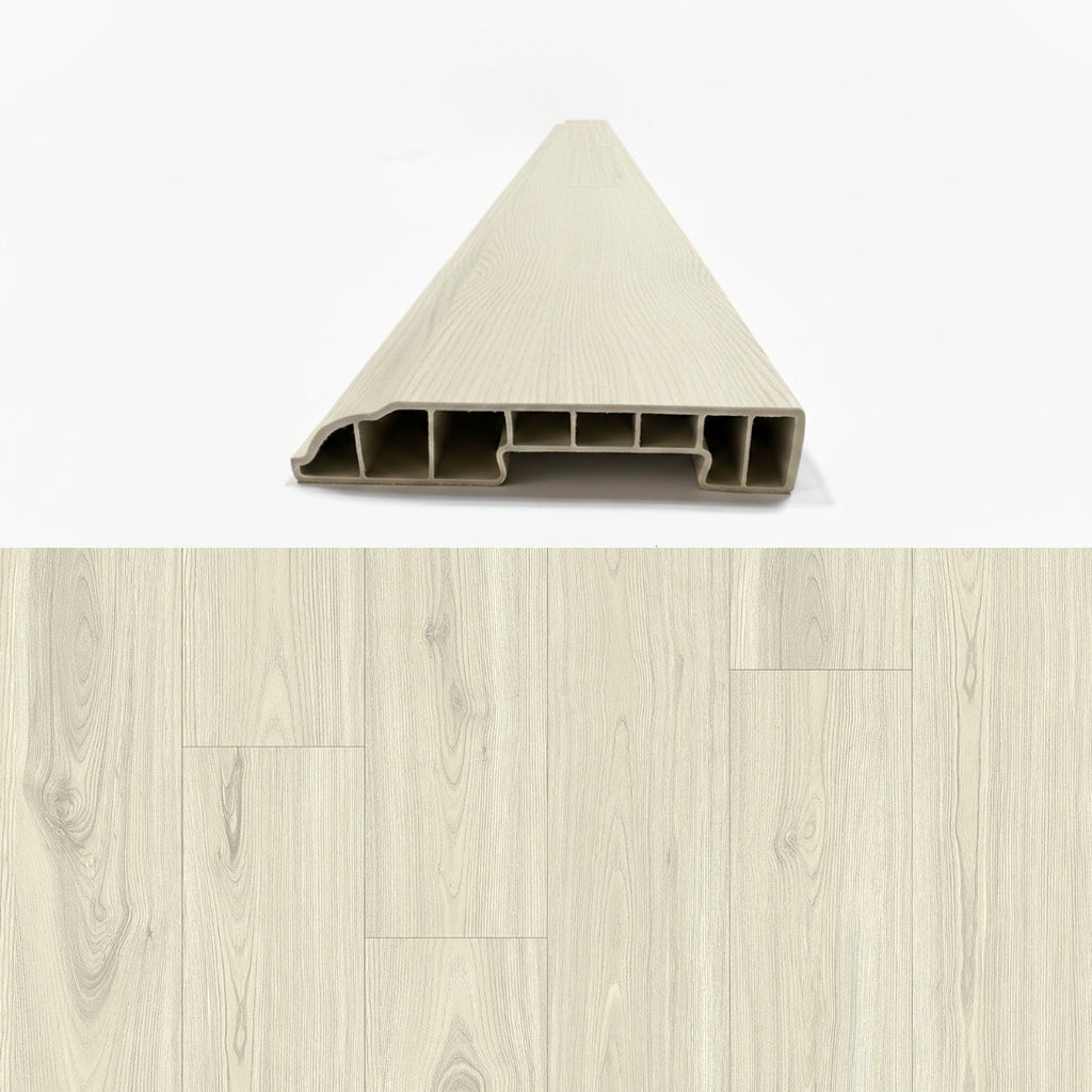 SPC Padlószegély 8 cm NORDIC WHITE - 2,4 m