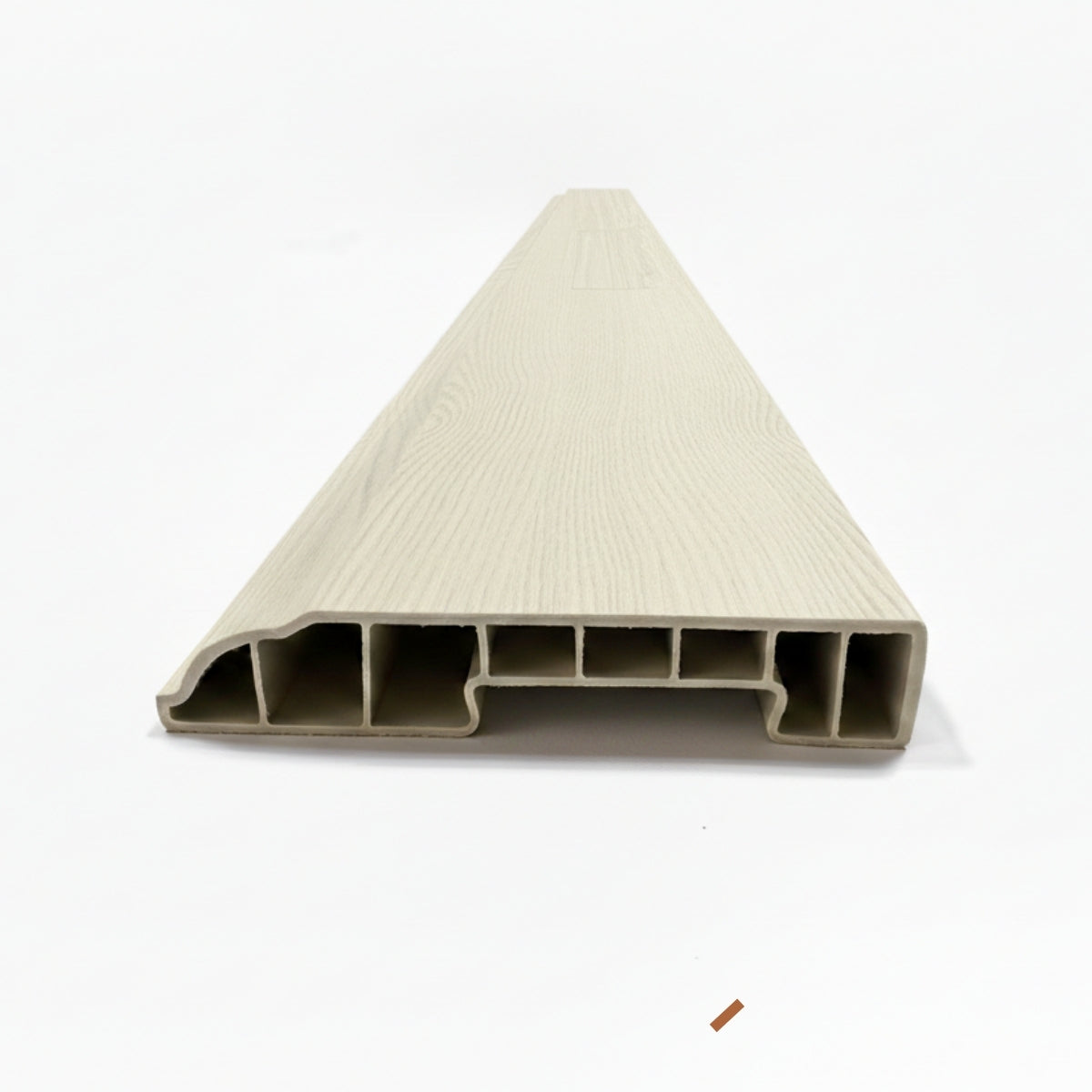 SPC Padlószegély 8 cm NORDIC WHITE - 2,4 m